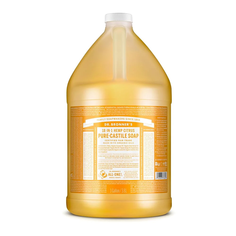 Dr. Bronner’s Pure-Castile Liquid Soap – 1 Gallon - Image 8