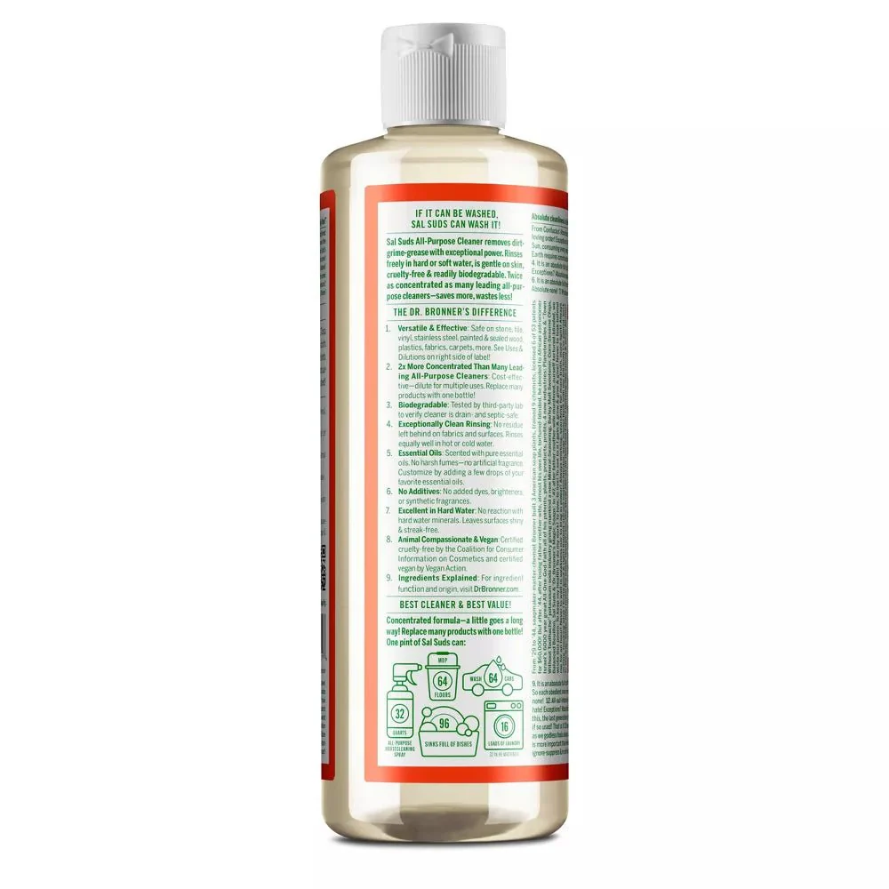 Dr. Bronner’s Sal Suds Cleaner – Siberian Fir & Spruce - Image 2