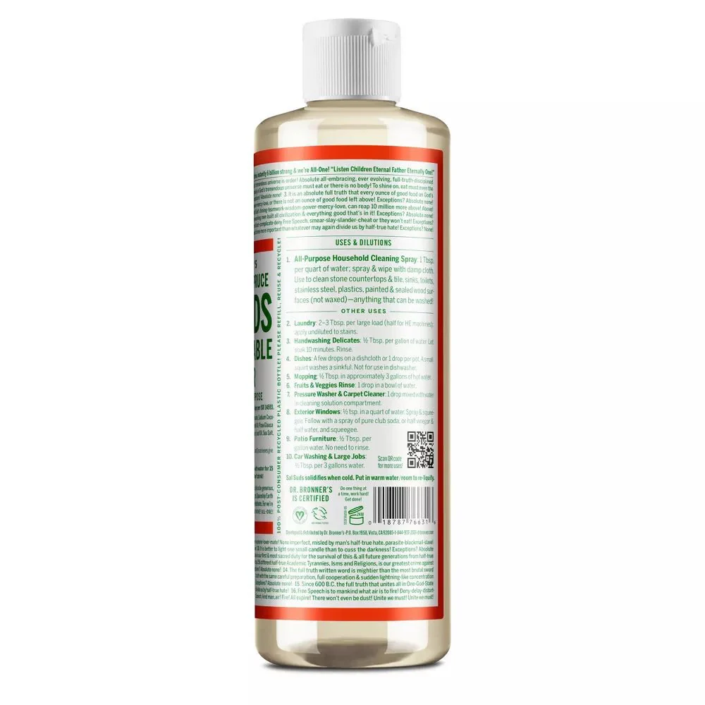 Dr. Bronner’s Sal Suds Cleaner – Siberian Fir & Spruce - Image 3