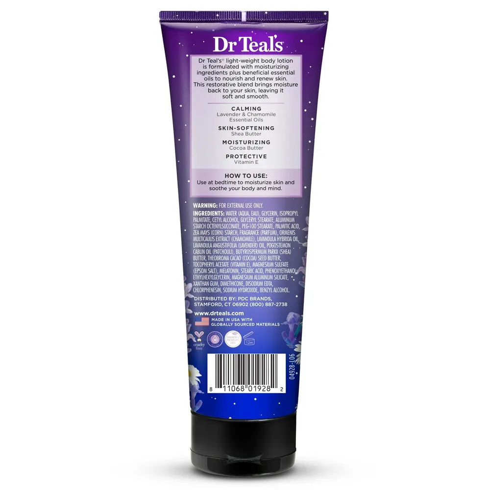 Dr Teal’s Sleep Body Lotion – Melatonin & Lavender 8 oz - Image 5