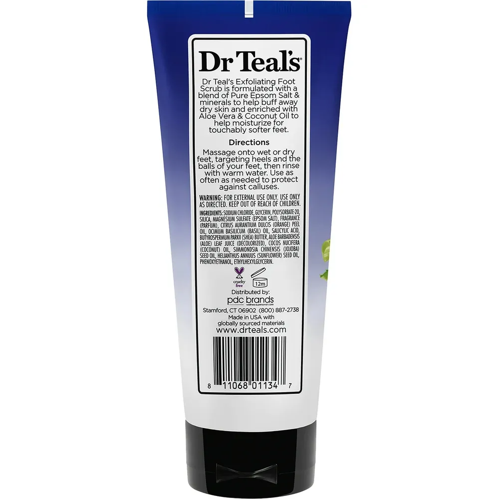 Dr Teal’s Softening Foot Scrub with Pure Epsom Salt - 6 oz - Image 2