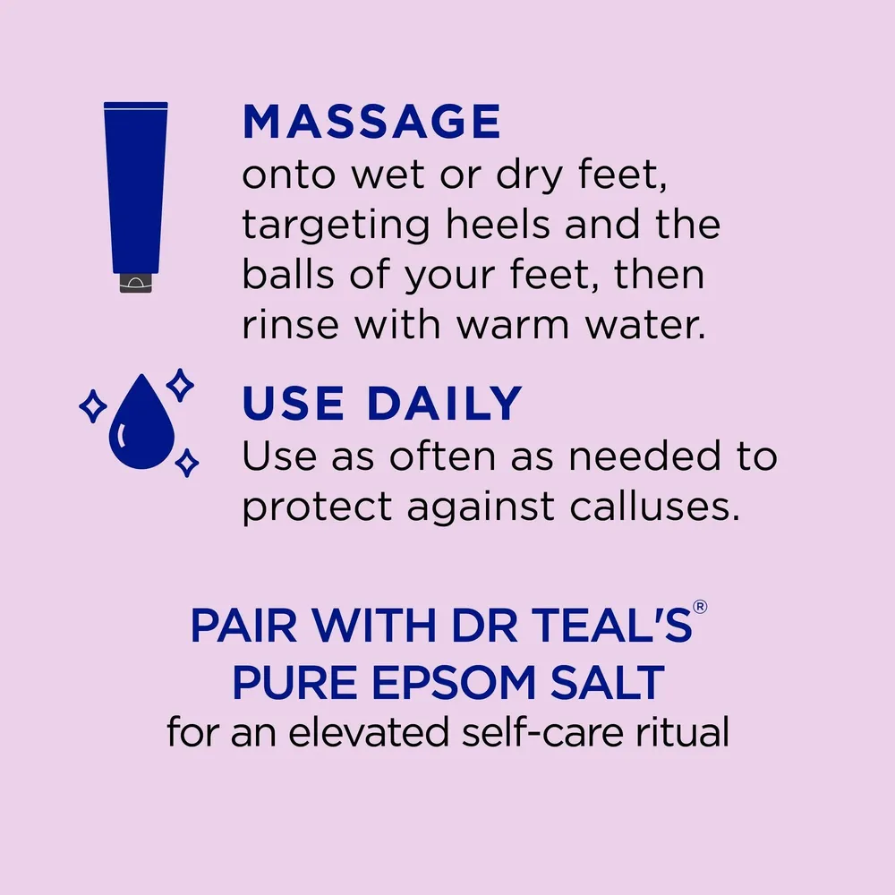 Dr Teal’s Softening Foot Scrub with Pure Epsom Salt - 6 oz - Image 4