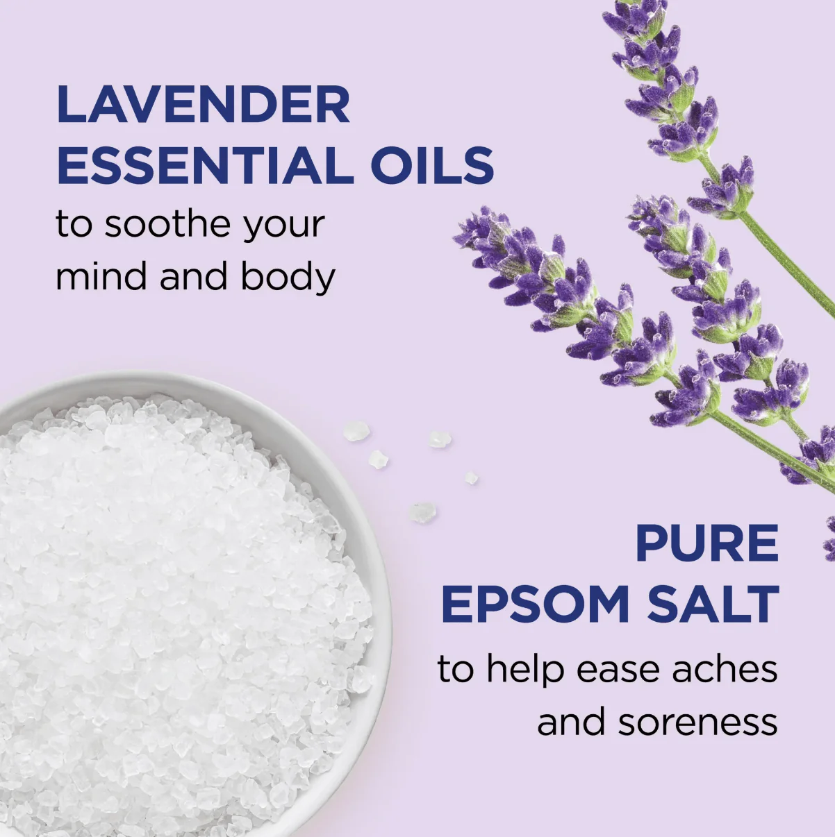 Dr Teal's Soothe & Sleep Lavender Epsom Salt Soak - 1lb - Image 3