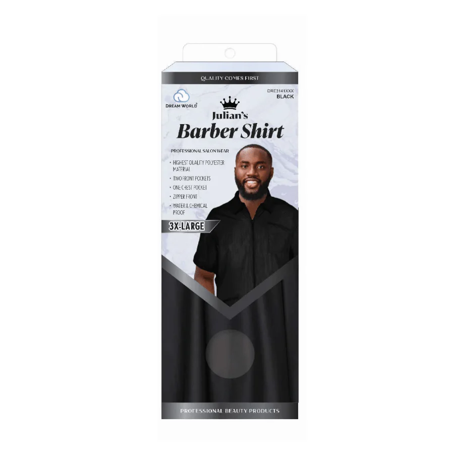 Dream Scottie's Barber Shirt – Black - Image 4
