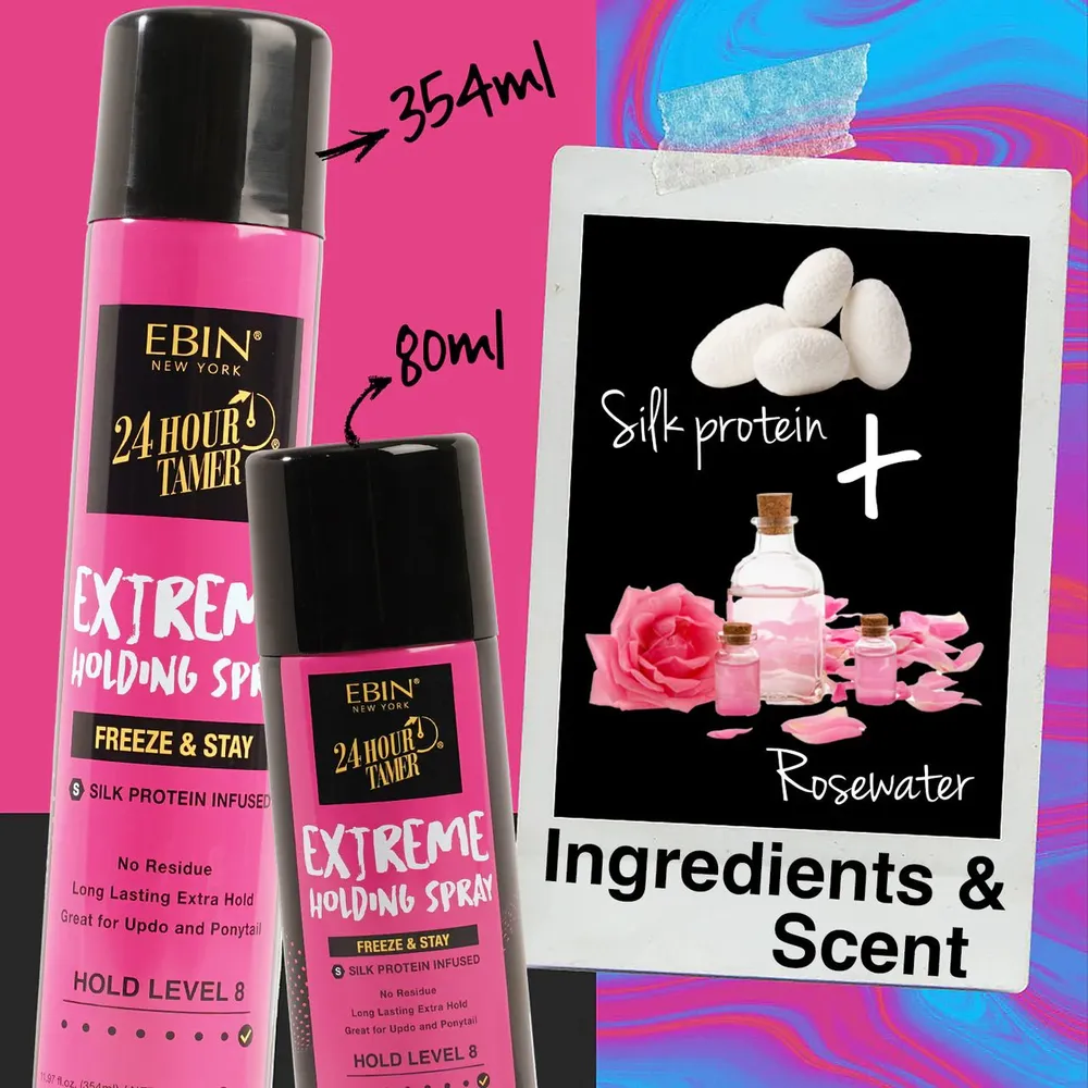 EBIN 24 Hour Tamer Holding Spray - Image 13
