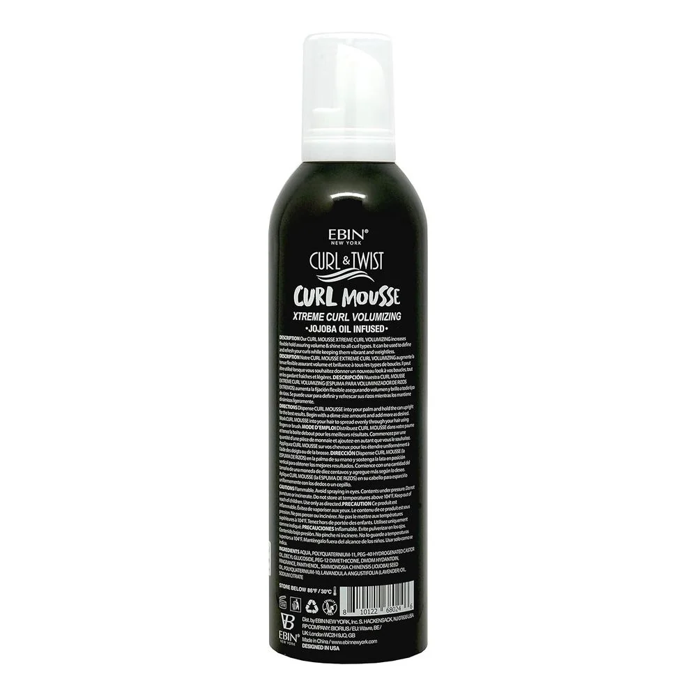 Ebin Curl & Twist Curl Mousse – 2.7 oz & 12.49 oz - Image 10