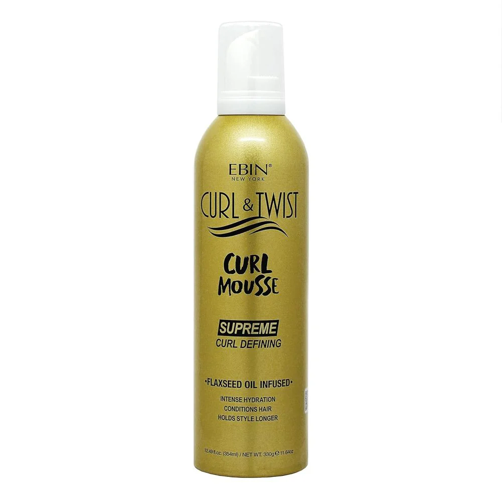 Ebin Curl & Twist Curl Mousse – 2.7 oz & 12.49 oz - Image 5