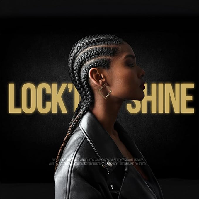 EBIN Lock’n Shine Braid Gel – Extreme Hold 8oz - Image 2