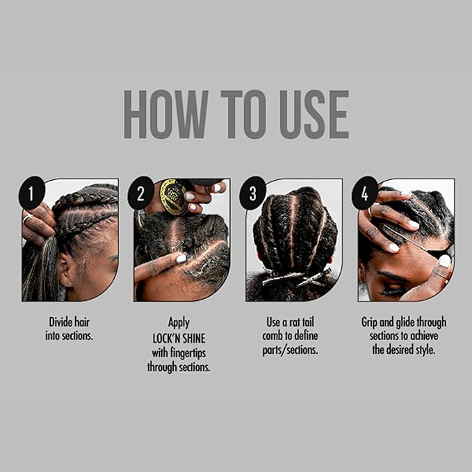 EBIN Lock’n Shine Braid Gel – Extreme Hold 8oz - Image 6