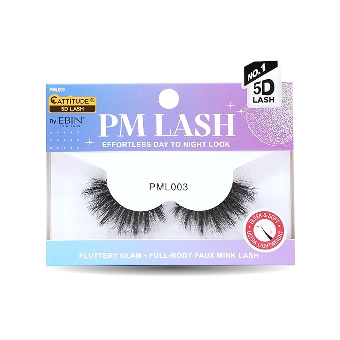 Ebin New York CATTITUDE 5D "PM" False Eyelashes - Image 10