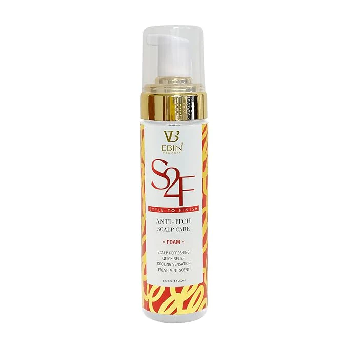 Ebin New York Style to Finish Anti-Itch Scalp Care Foam – 8.5oz