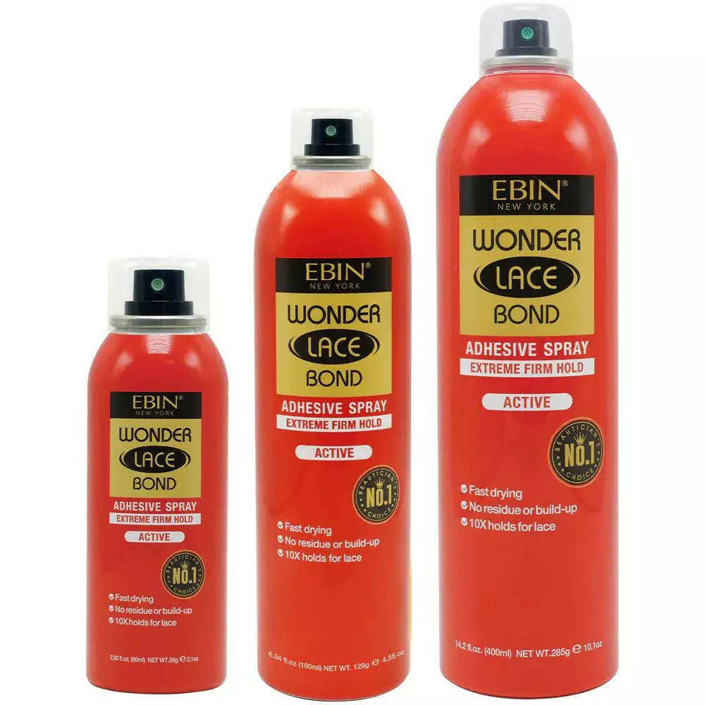 Ebin Wonder Lace Bond Adhesive Spray - Active Extreme Firm Hold - Image 2