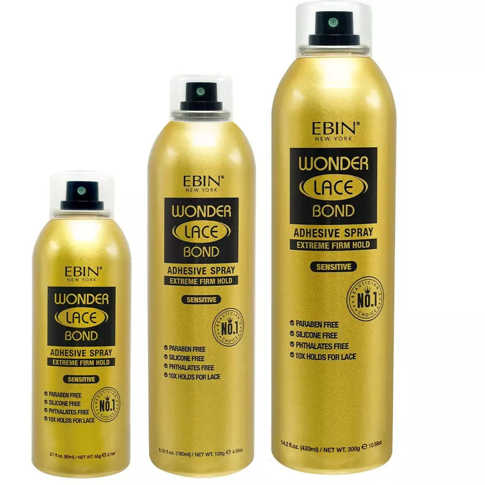 Ebin Wonder Lace Bond Adhesive Spray - Sensitive Extreme Firm Hold - Image 2