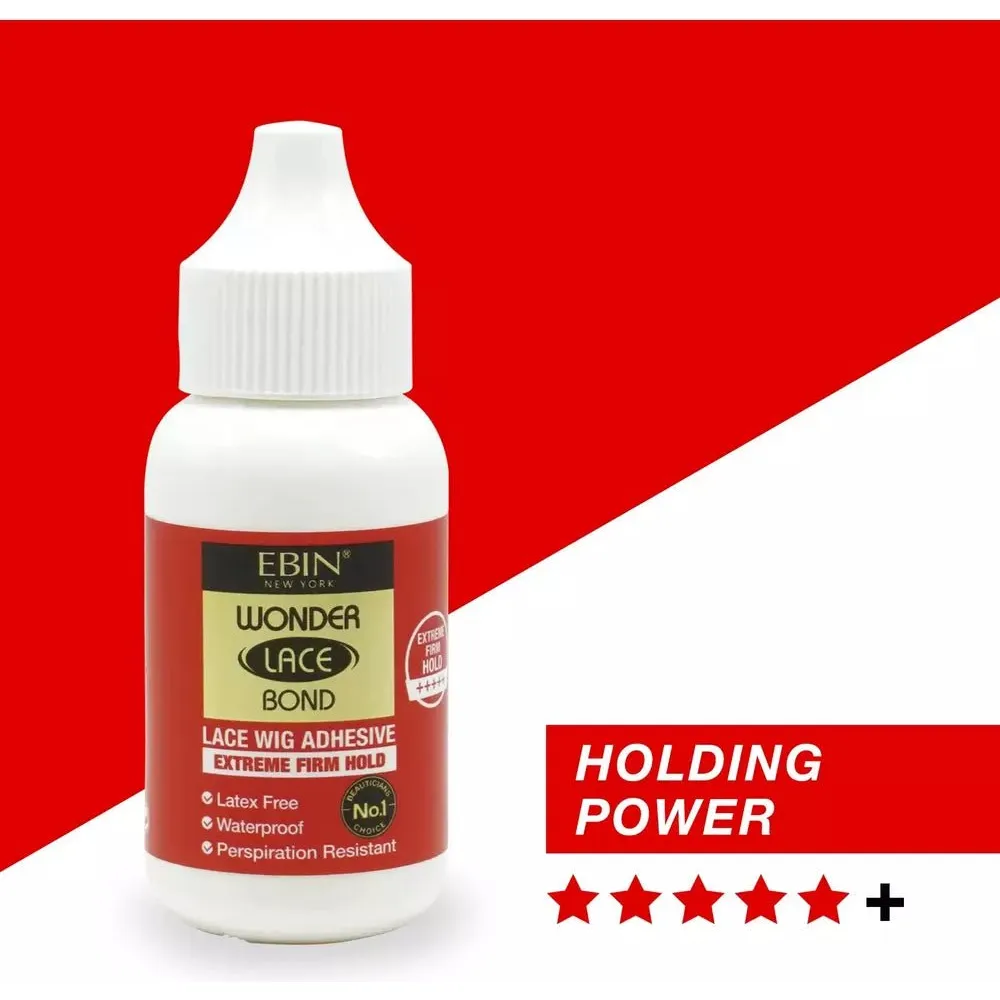 Ebin Wonder Lace Bond Waterproof Adhesive Lace Glue - Extreme Firm Hold - Image 2