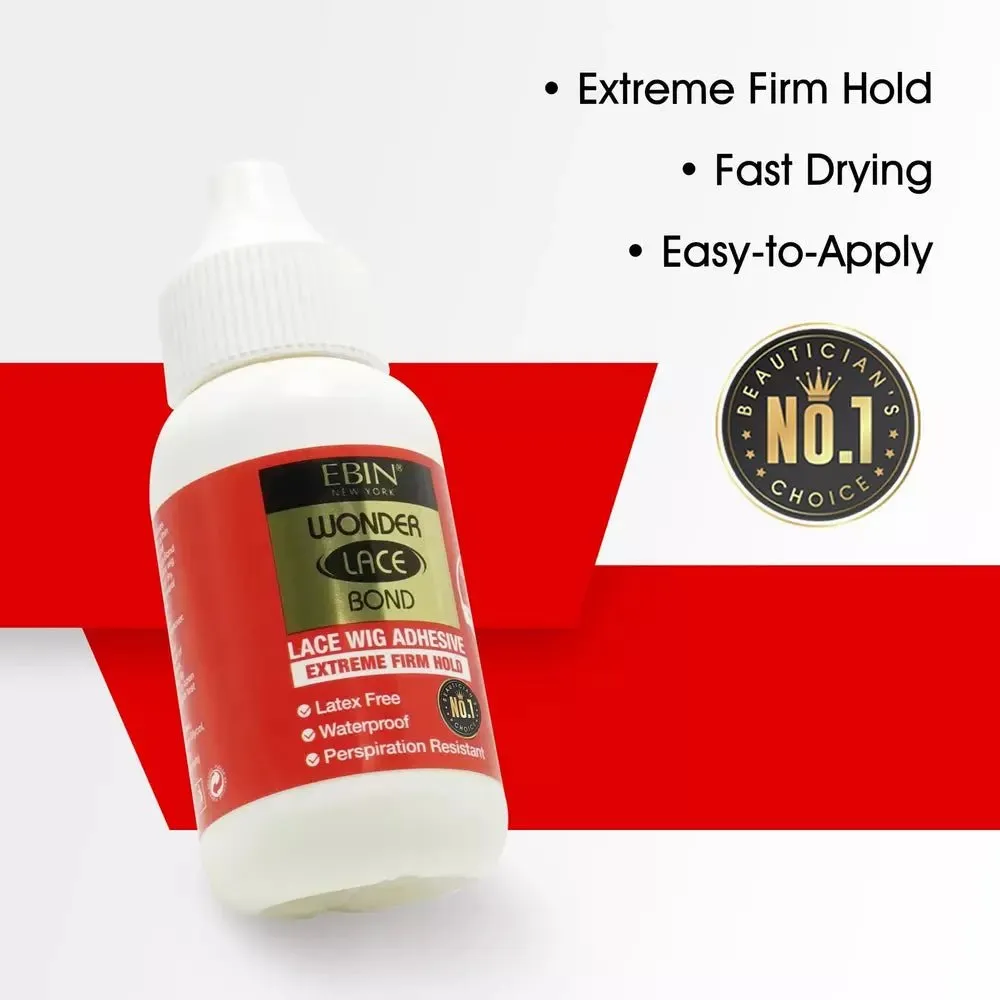 Ebin Wonder Lace Bond Waterproof Adhesive Lace Glue - Extreme Firm Hold - Image 4
