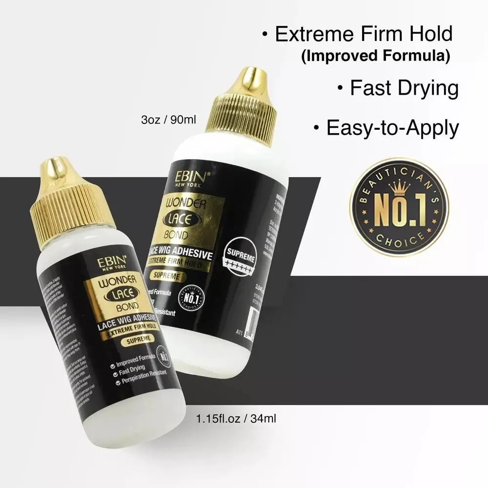 Ebin Wonder Lace Bond Waterproof Adhesive Lace Glue - Supreme - Image 3