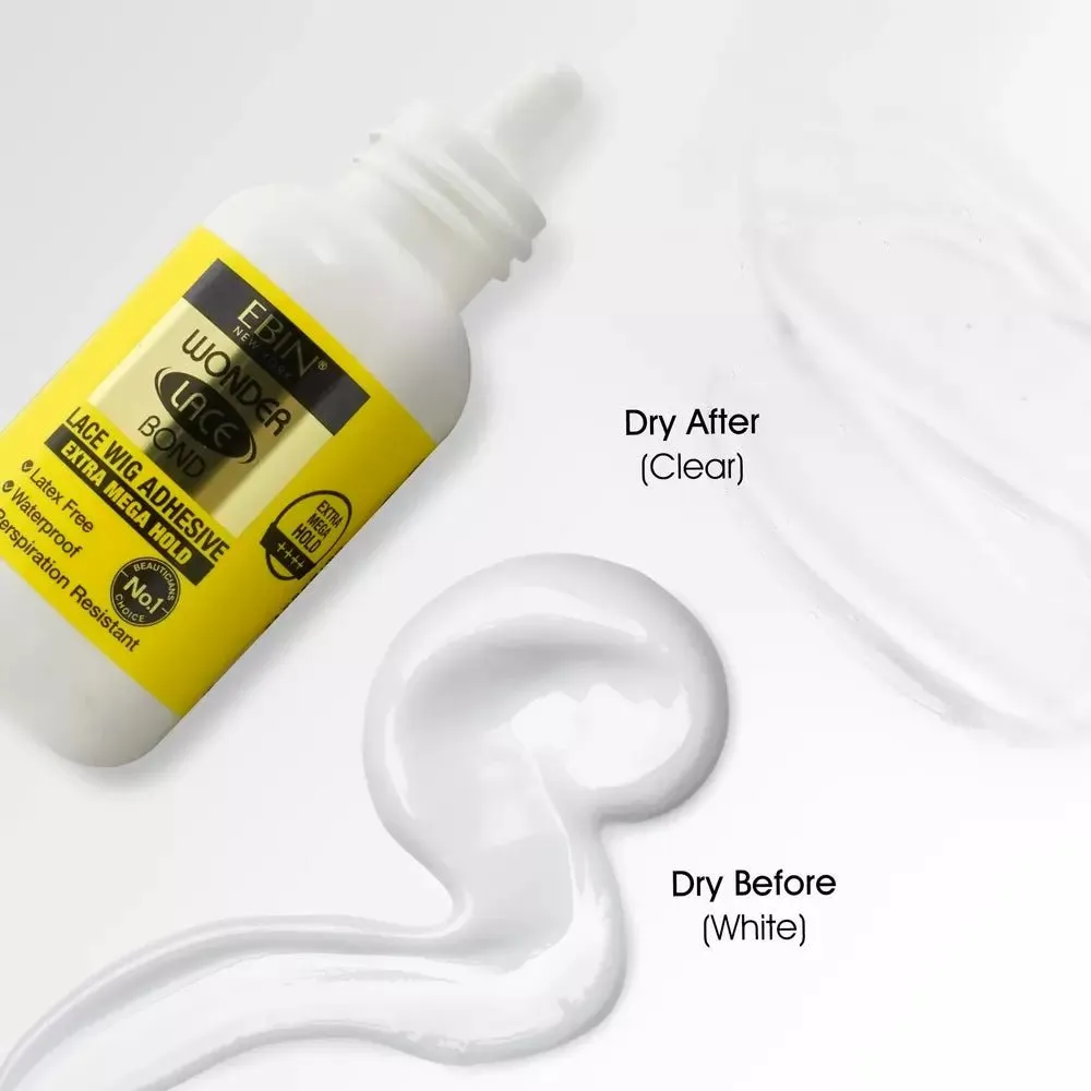Ebin Wonder Lace Bond Waterproof Adhesive Lace Glue - Extra Mega Hold - Image 5