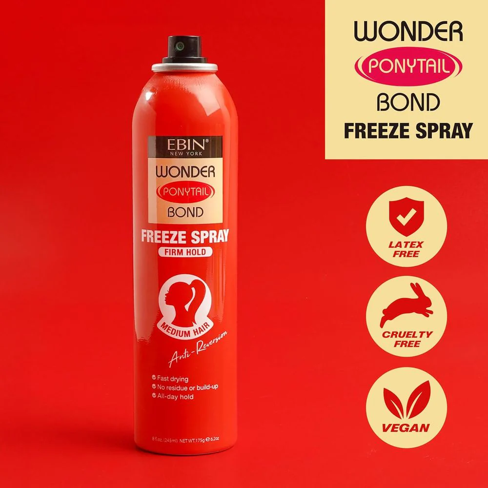EBIN Wonder Ponytail Bond Spray – 8 oz - Image 4