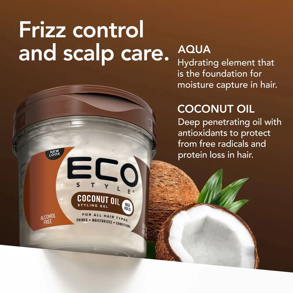 Eco Style Coconut Oil Styling Gel - Image 5