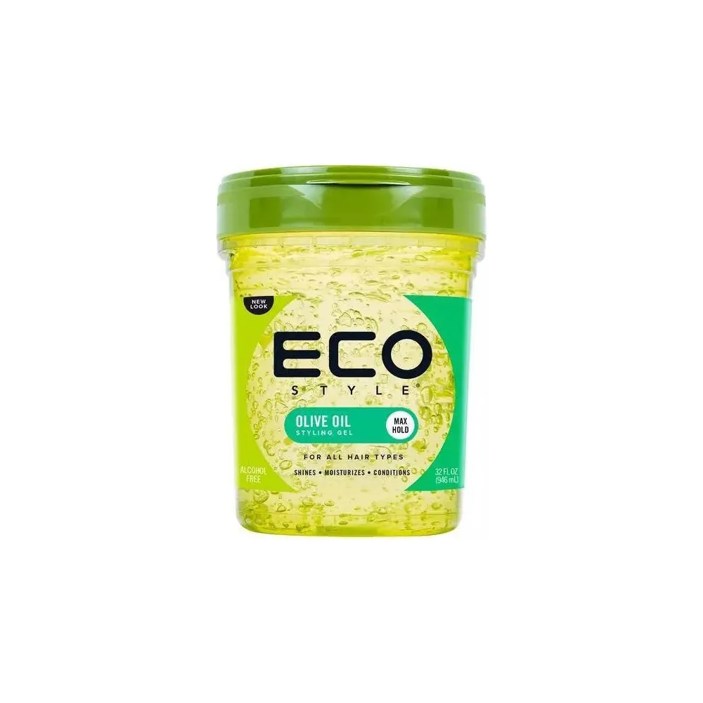 Eco Style Olive Oil Hair Styling Gel - Max Hold - Image 12