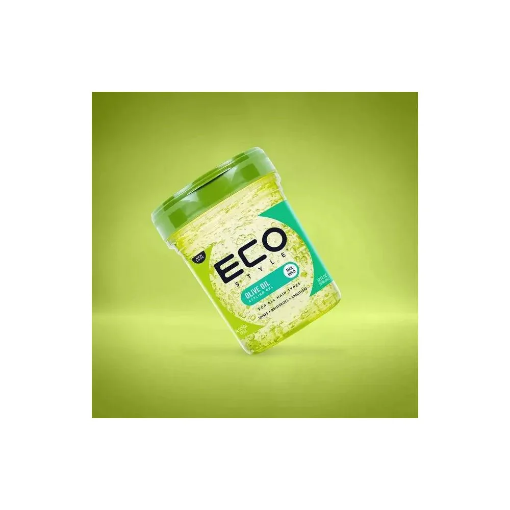 Eco Style Olive Oil Hair Styling Gel - Max Hold - Image 5