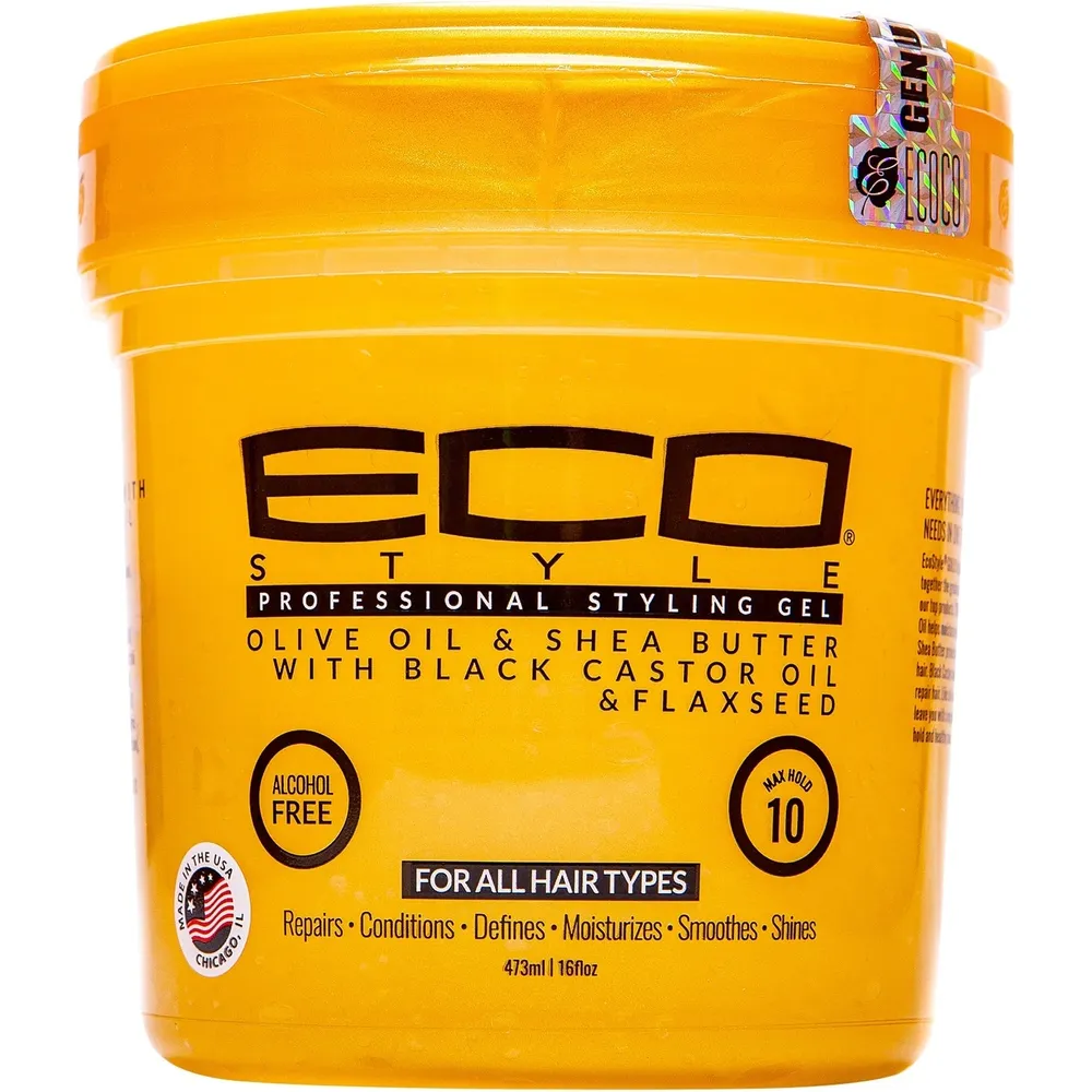 Eco Style Olive, Shea, Castor & Flaxseed Oil Styling Gel - Image 5