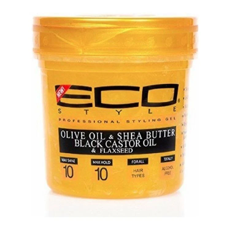 Eco Style Olive, Shea, Castor & Flaxseed Oil Styling Gel - Image 6