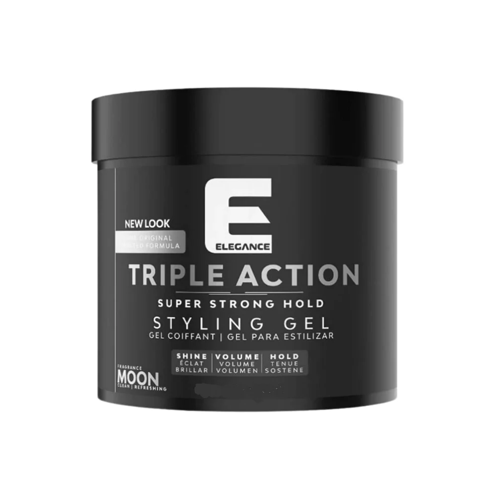 Elegance Triple Action Hair Gel β Manly Fragrance β 8.8oz/16.9oz - Image 4