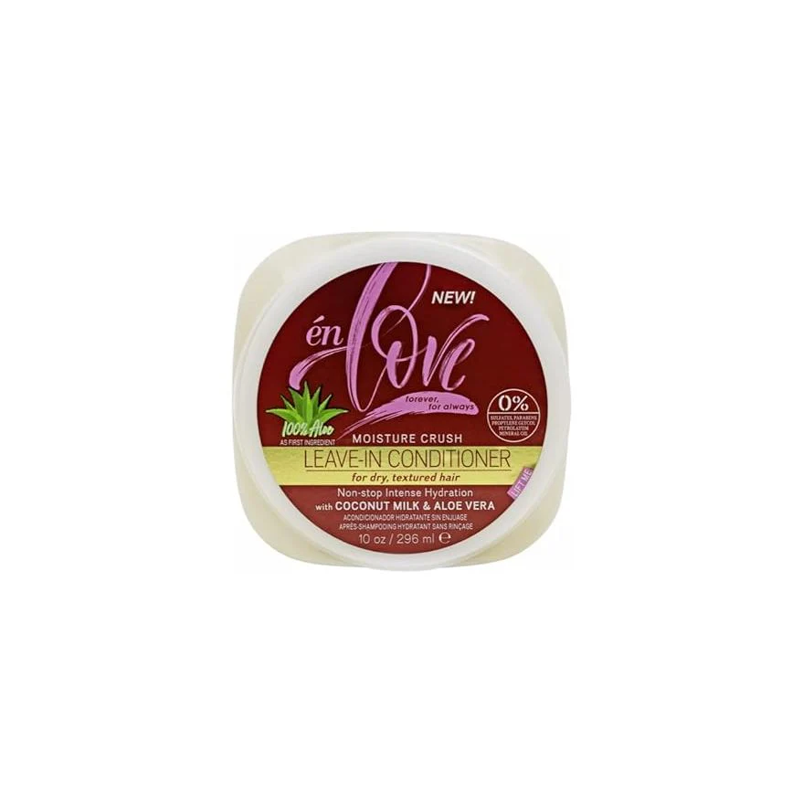 en Love Moisture Crush Leave-In Conditioner – Coconut Milk & Aloe Vera – 10 oz