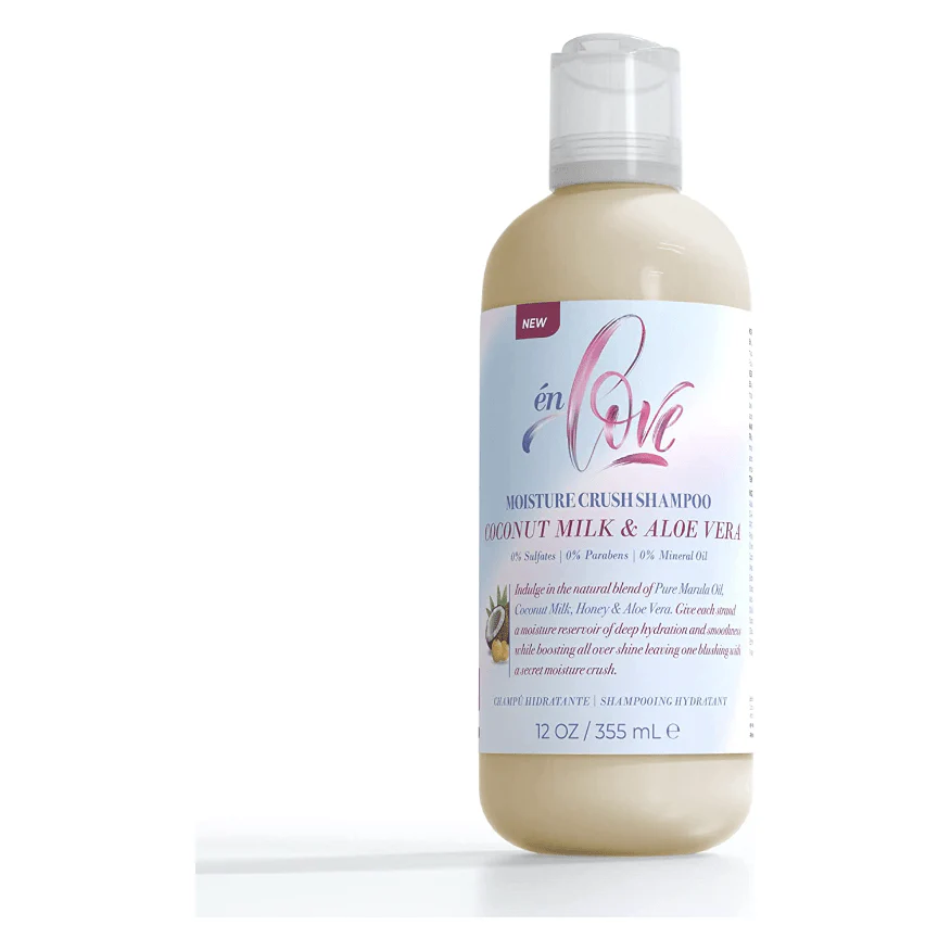 en Love Moisture Crush Shampoo with Coconut Milk & Aloe Vera β 12 oz, Sulfate-Free, Color Safe