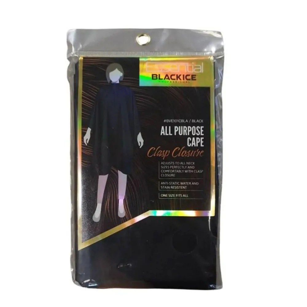 Essentials by Black Ice β All-Purpose Cape, Styling Cape, Makeup Cape & Apron