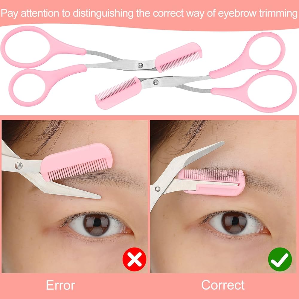 Eyebrow Scissors with Precision Comb โ Small Size - Image 4