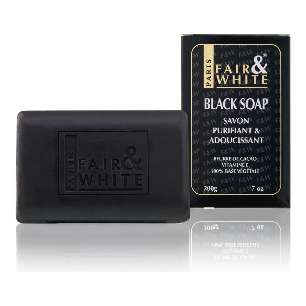 Mitchell Brands Fair & White Black Soap - 7.2oz - Image 2
