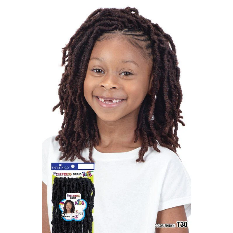 Shake n Go Freetress 3X Synthetic Braid - Kids Bona Loc 8" - Image 3