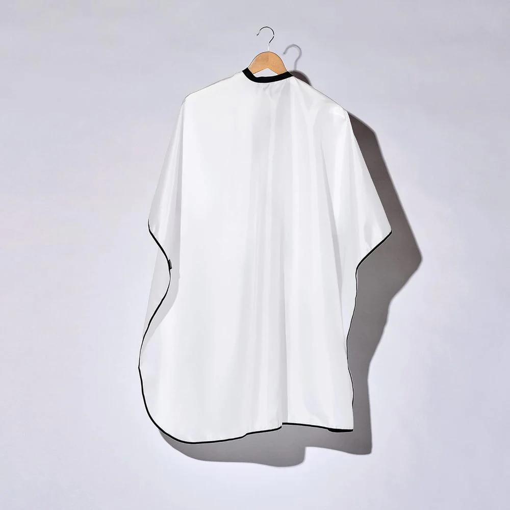 Fromm Premium Styling & Shampoo Capes – White & Gunmetal Pro Capes - Image 3