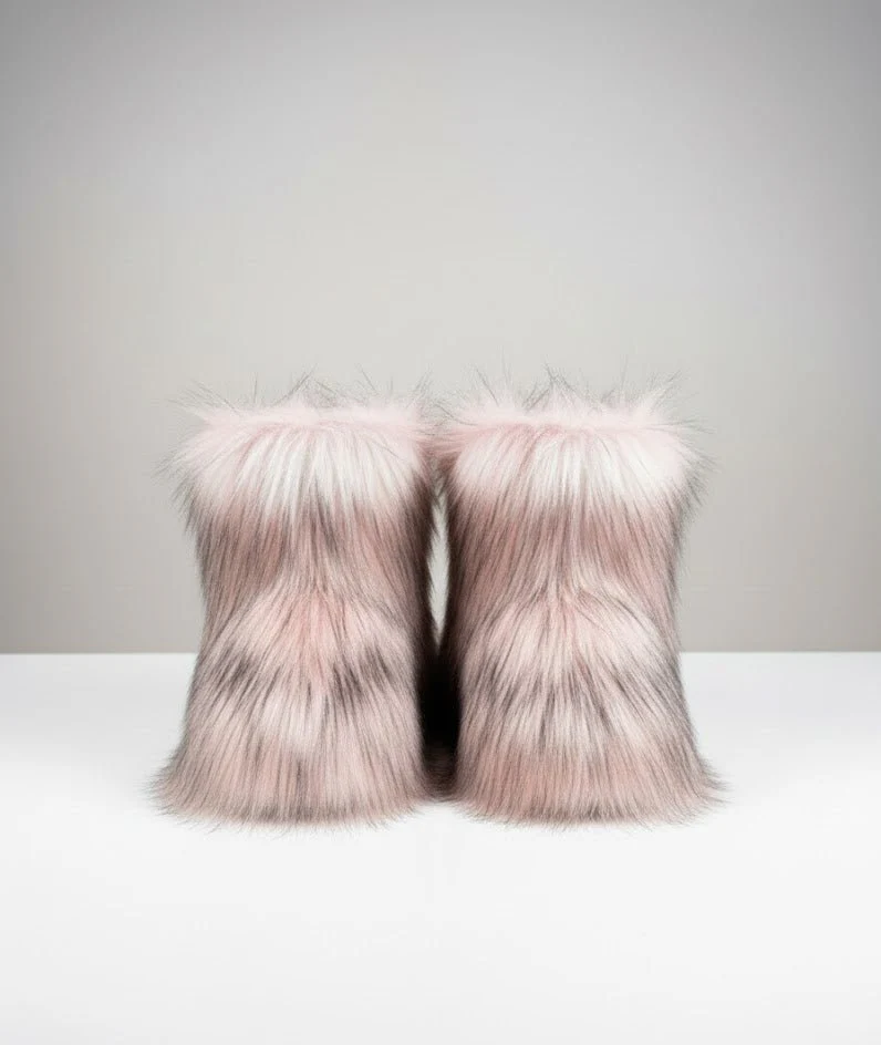 Fur Boots Winter Footwear - Image 5