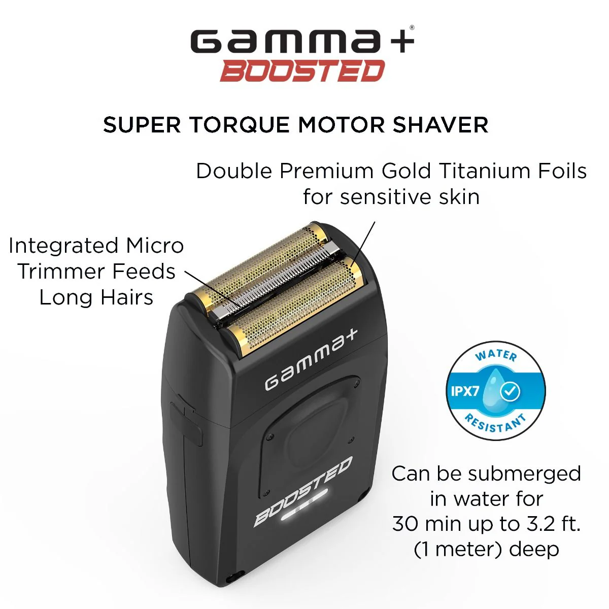 Gamma+ Boosted Shaver – Double Foil - Image 6