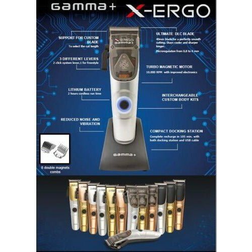 Gamma+ Professional X-ERGO Cordless Clipper - Image 3