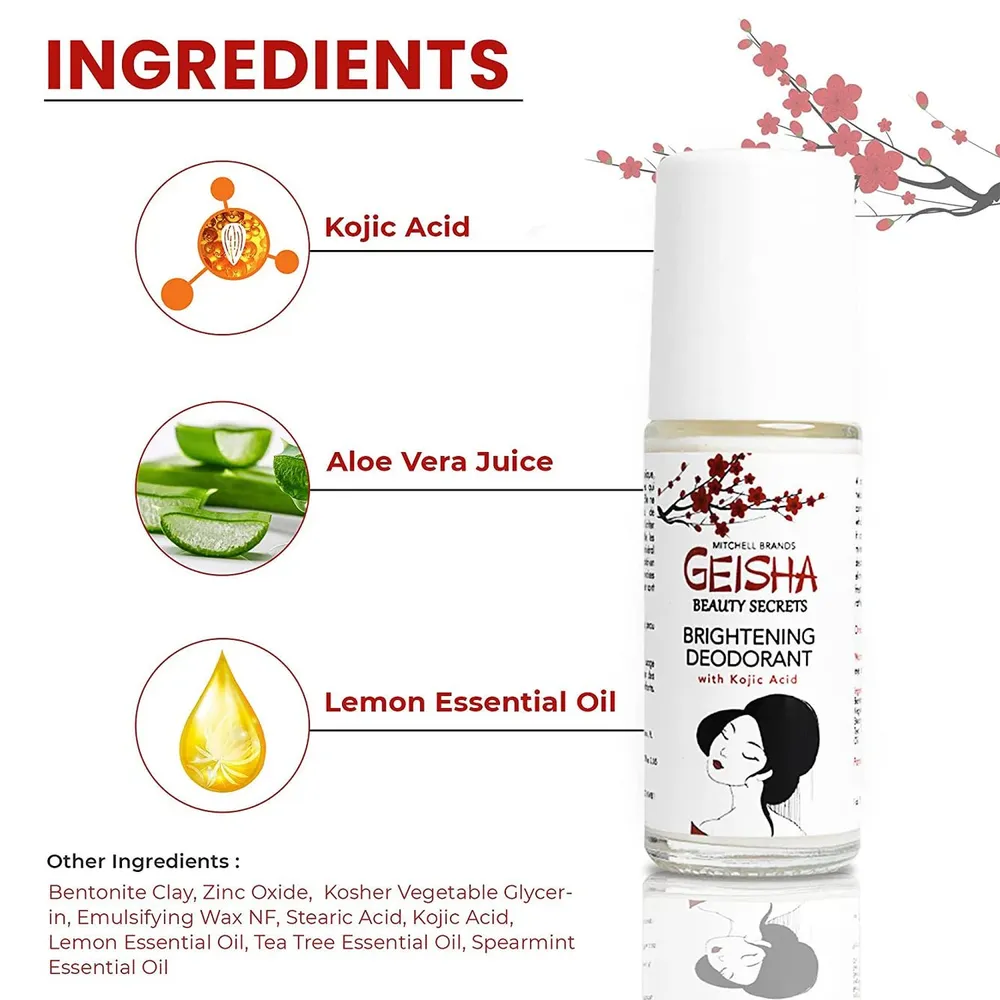 Geisha Beauty Secrets Deodorant – 30 ml - Image 3
