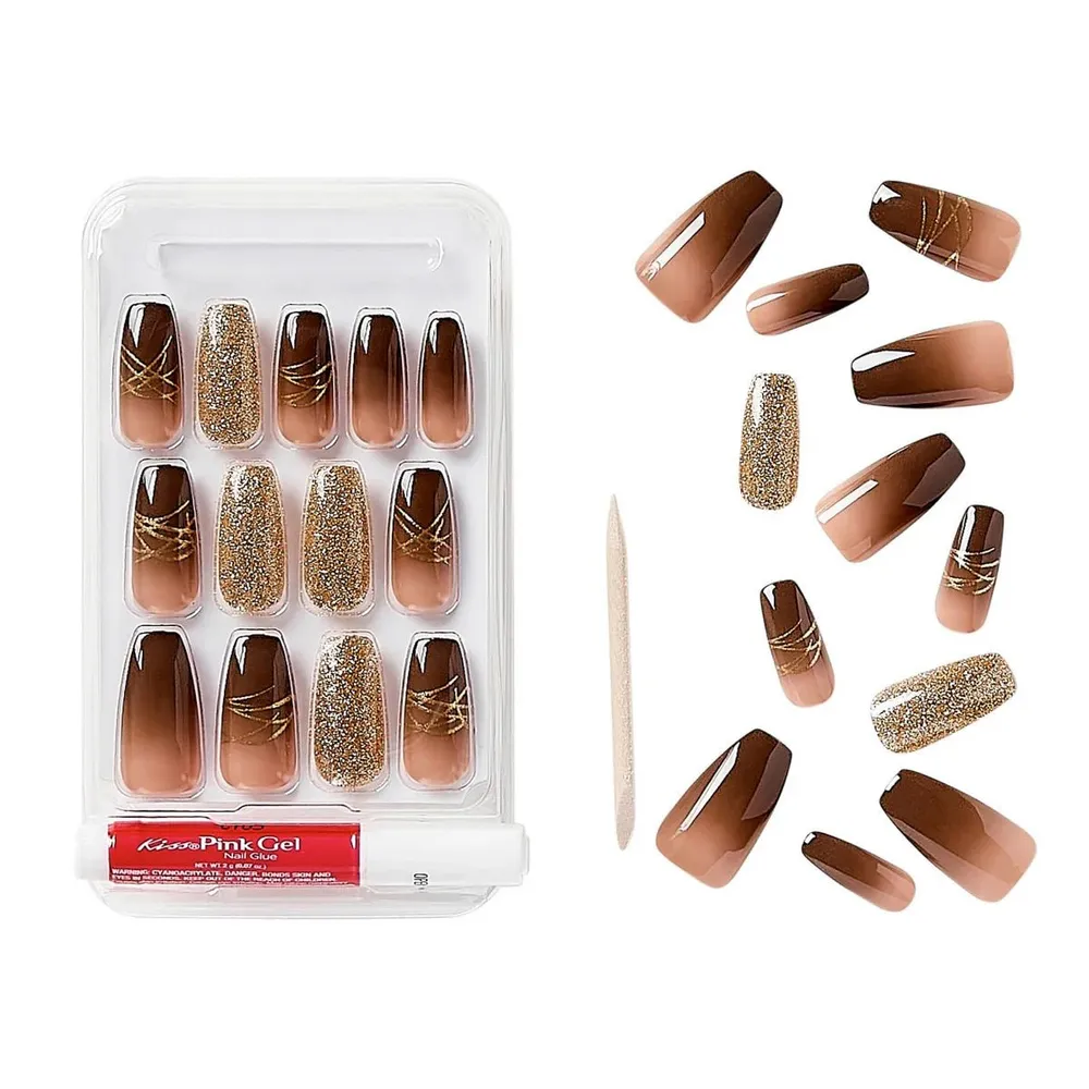 Gold Finger Trendy Nail Color โ Glossy Finish - Image 3