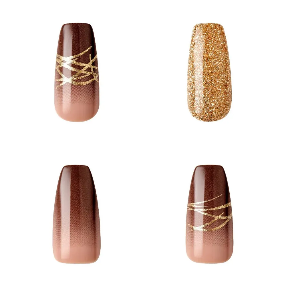 Gold Finger Trendy Nail Color โ Glossy Finish - Image 4