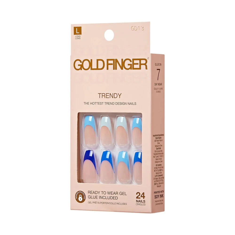 Gold Finger Trendy Nail Color β Sparkle with Every Move - Image 2