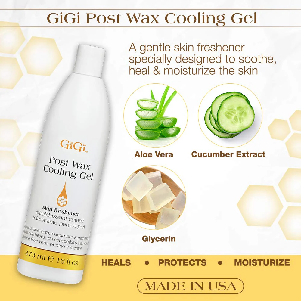 Gigi All Purpose CBD Wax + Post Wax Cooling Gel - Image 5