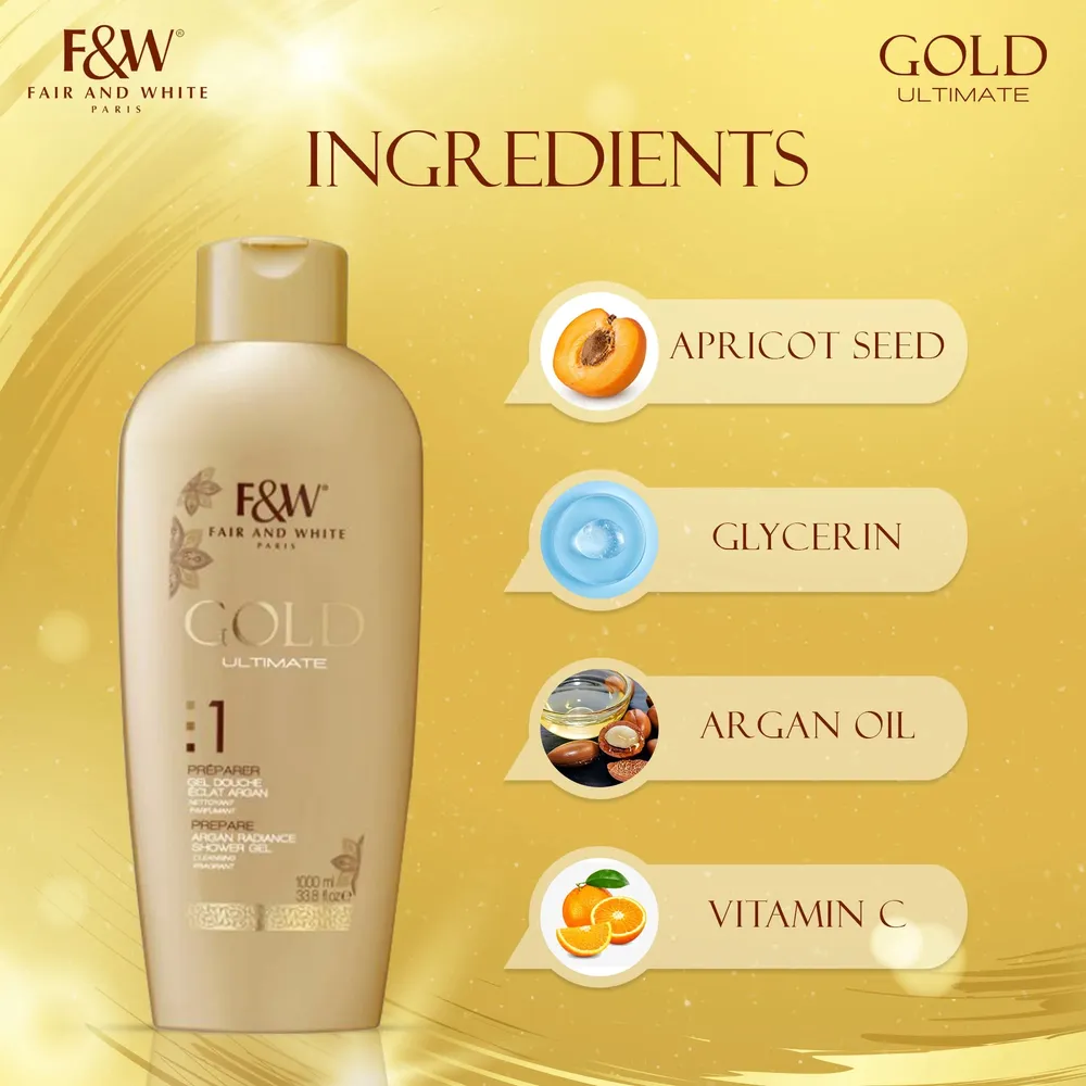 Gold Argan Shower Gel β 1000ml - Image 5
