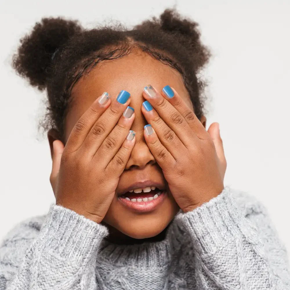 Gold Finger Little Diva Nails for Girls - On Nail Art for Kids