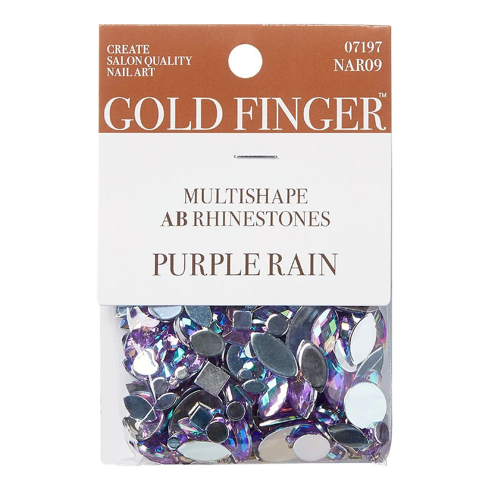 Gold Finger Multishape AB Rhinestones – 6 New Glue-On Styles - Image 10