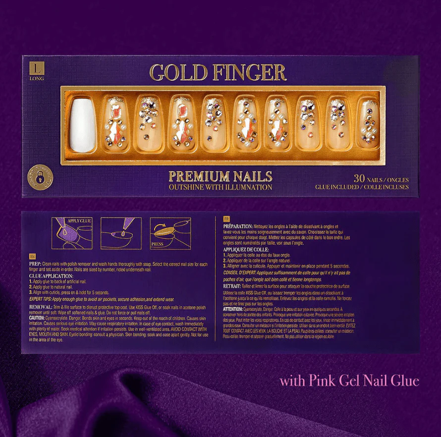 Gold Finger Premium Nails Outshine with Illumination - Image 7
