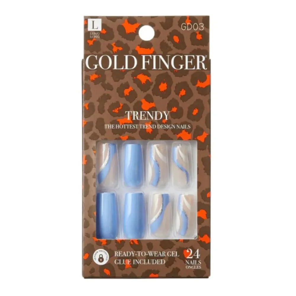 Gold Finger Trendy Nails Do 4 Love GD Series - GD02βGD40 - Image 3