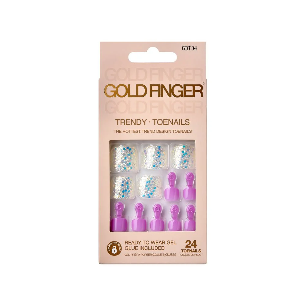 Gold Finger Trendy Press-On Toenails β GDT Series - Image 4