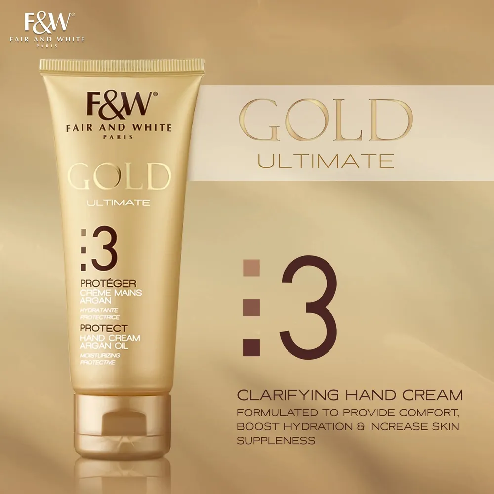 Gold Hand Cream with Argan Oil –  75ml - Image 4
